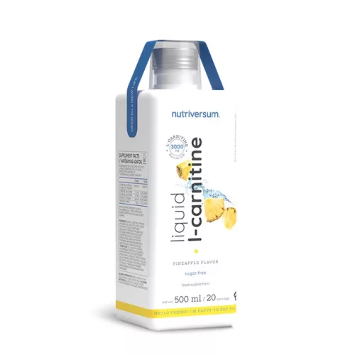 Nutriversum Liquid L-Carnitine 3000 mg L-karnitin 500ml