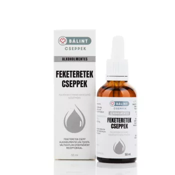 Alkoholmentes feketeretek cseppek 50ml - Bálint Cseppek
