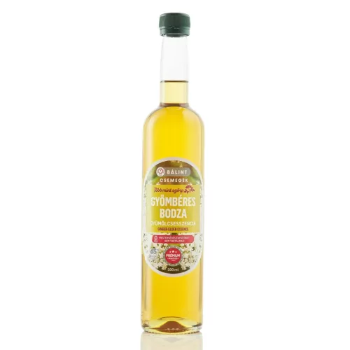Gyömbéres bodza gyümölcsesszencia 0,5 l - Bálint Csemegék
