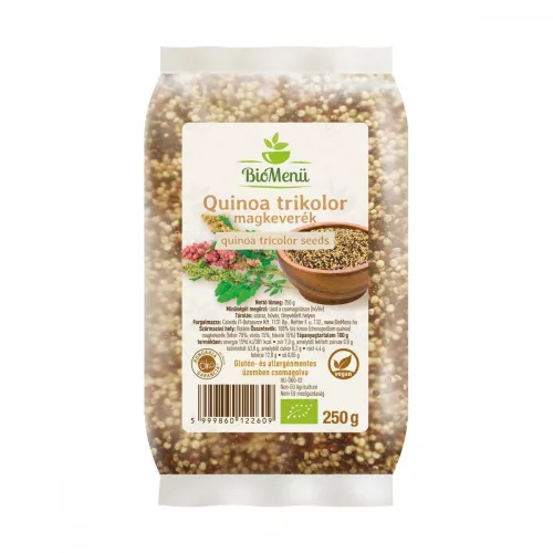 BioMenü BIO Quinoa trikolor magkeverék 250g