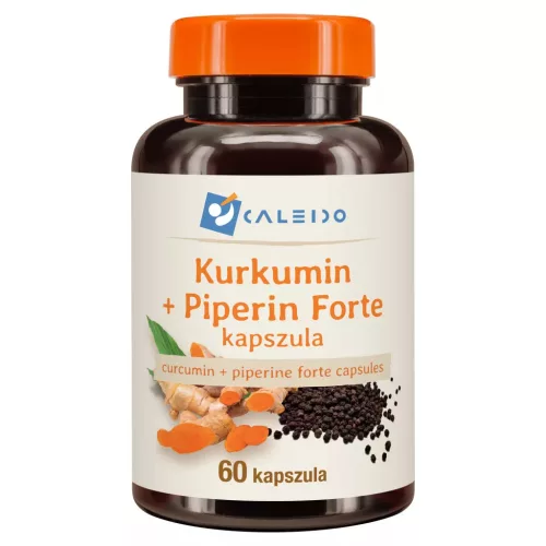 Caleido KURKUMIN + PIPERIN FORTE 60 kapszula