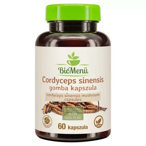BioMenü BIO CORDYCEPS sinensis gomba 60 kapszula