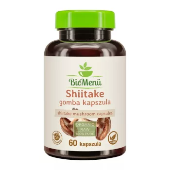 BioMenü BIO SHIITAKE gomba 60 kapszula