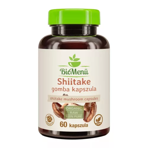 BioMenü BIO SHIITAKE gomba 60 kapszula