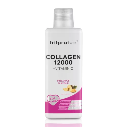 Fittprotein Collagen 12000mg +Vitamin C Ananász