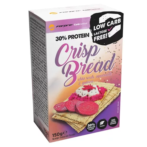 Forpro 30% Protein Crisp Bread - Chia Seeds, Amarant & Quinoa 150g 