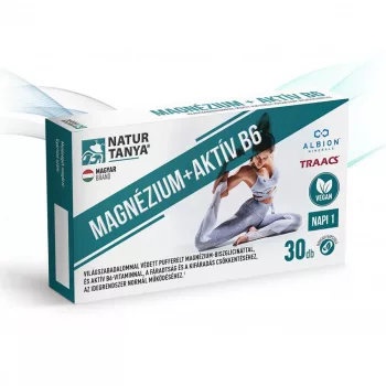 Natur Tanya Vegán MAGNÉZIUM + AKTÍV B6 30 tabletta