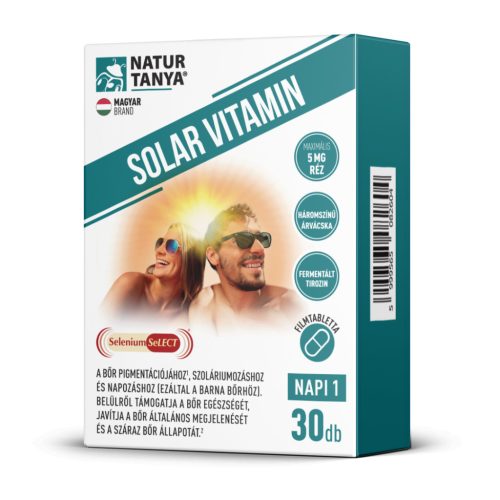 Natur Tanya SOLAR VITAMIN 30 kapszula (napozó vitamin)
