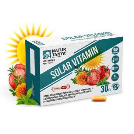 Natur Tanya SOLAR VITAMIN 30 kapszula (napozó vitamin)