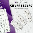 Körömmatrica - Silver Leaves - Perfect Nails
