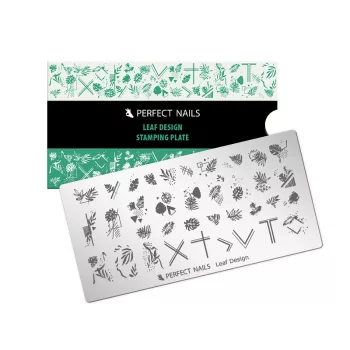 Körömnyomda Lemez - Leaf Design - Perfect Nails
