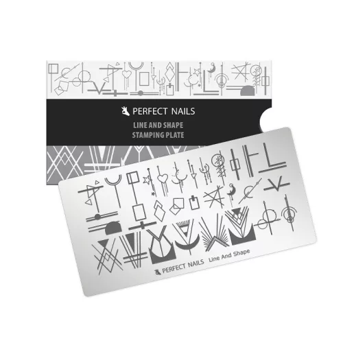 Körömnyomda Lemez - Line & Shape - Perfect Nails