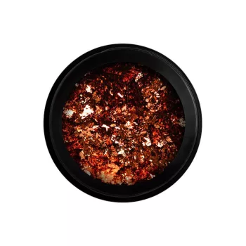   Metal Chrome Flakes - Körömdíszítő pehely - bronz (Sugar Mummy) - Perfect Nails