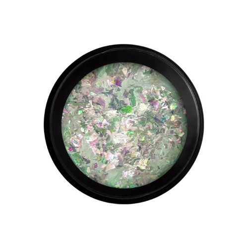 Light Flakes Körömdíszítő Pehely - White Crystal - Perfect Nails