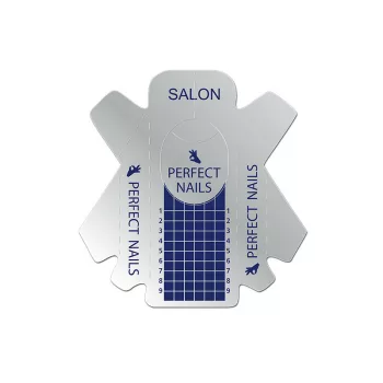Műköröm Sablon - Salon 50db KÉK - Perfect Nails