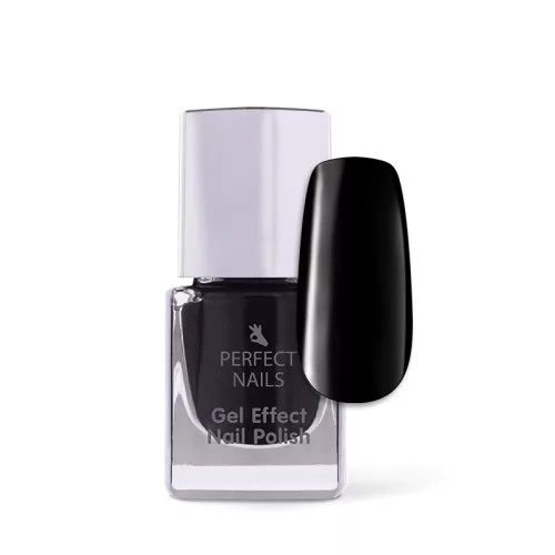 Gél Lakk hatású körömlakk #004 - Black 7ml - Perfect Nails