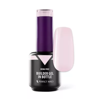   HEMA FREE Builder Gel in Bottle - Színezett üveges építőzselé 15ml - Light Rose - Perfect Nails
