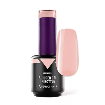   HEMA FREE Builder Gel in Bottle - Színezett üveges építőzselé 15ml - Light Peach - Perfect Nails