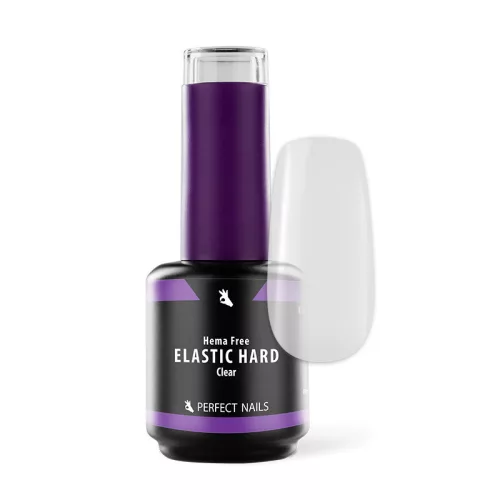 Elastic Hard Base Gel - Hema Free Erősített Gél Lakk Alap - Clear - 15ml - Perfect Nails