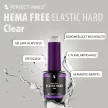 Elastic Hard Base Gel - Hema Free Erősített Gél Lakk Alap - Clear - 15ml - Perfect Nails