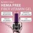 Fiber Vitamin Base Gel - Hema Free Erősített Gél Lakk Alap - Shimmer White - 15ml - Perfect Nails