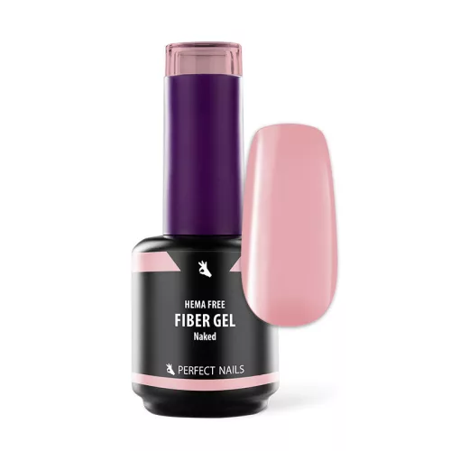 Fiber Vitamin Base Gel - Hema Free Erősített Gél Lakk Alap - Naked - 15ml - Perfect Nails