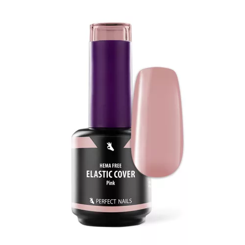 Elastic Cover Base Gel - Hema Free Erősített Gél Lakk Alap - Pink - 15ml - Perfect Nails