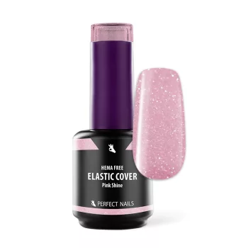   Elastic Cover Base Gel - Hema Free Erősített Gél Lakk Alap - Pink Shine- 15ml - Perfect Nails