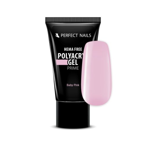 PolyAcryl Gel Prime - Hema Free Tubusos Polygel - Baby Pink 60g - Perfect Nails