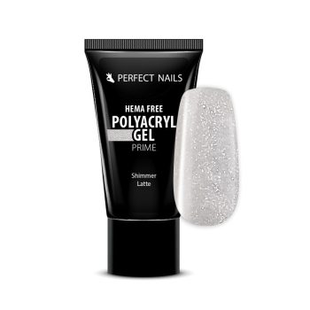   PolyAcryl Gel Prime - Hema Free Tubusos Polygel - Shimmer Latte 30g - Perfect Nails