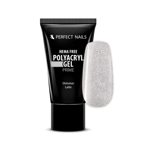 PolyAcryl Gel Prime - Hema Free Tubusos Polygel - Shimmer Latte 30g - Perfect Nails