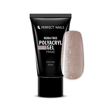   PolyAcryl Gel Prime - Hema Free Tubusos Polygel - Shimmer Nude 30g - Perfect Nails