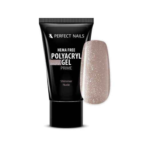 PolyAcryl Gel Prime - Hema Free Tubusos Polygel - Shimmer Nude 30g - Perfect Nails