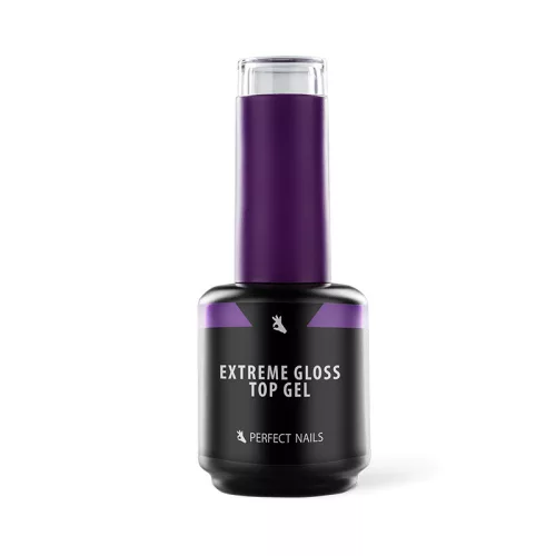 Extreme Gloss Top Coat Gel - Fényzselé 15ml - Perfect Nails