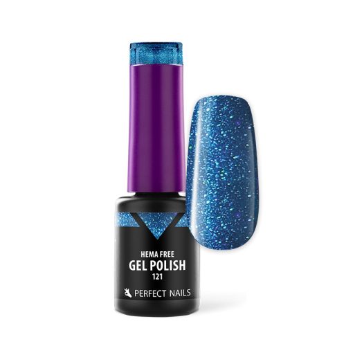 HEMA FREE Gél Lakk - 121 Nordic Blue - 4ml - Perfect Nails