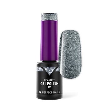 HEMA FREE Gél Lakk - 135 Glam Grey - 4ml - Perfect Nails