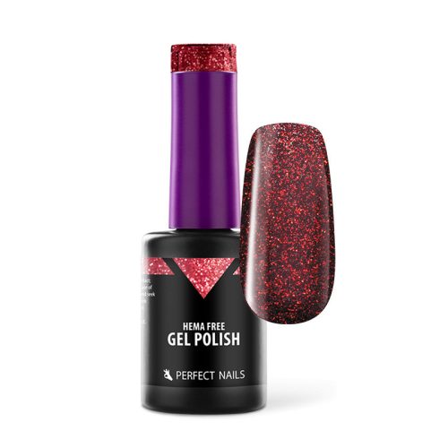 HEMA FREE  Géllakk HF033 8ml - Shiny Red - Perfect Nails