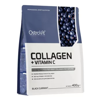 OstroVit Collagen + Vitamin C 400 g Blackcurrant
