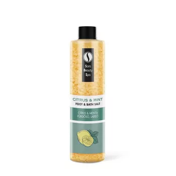 Citrus és Menta frissítő fürdősó és lábsó 330g