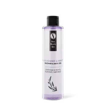 Levendula és menta tusfürdő és habfürdő 250ml