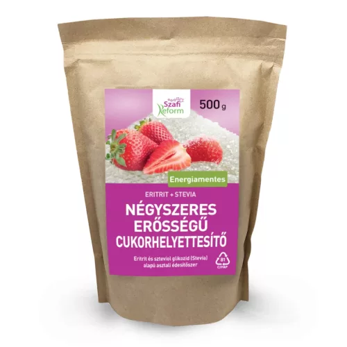 Szafi Reform Paleo négyszeres erősségű édesítő (negyedannyi 1:4) 500g