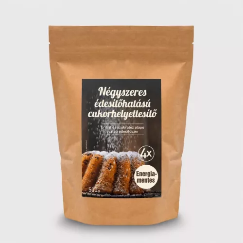 FM négyszeres édesítőhatású cukorhelyettesítő (eritrit, szukralóz alapú) 500g