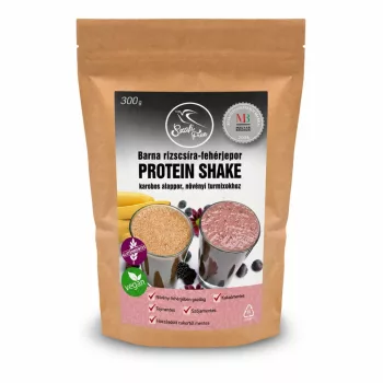   Szafi Free barna rizscsíra-fehérjepor PROTEIN SHAKE karobos alappor, növényi turmixokhoz 300g