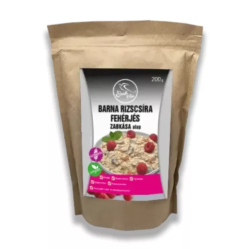 Szafi Free Barna rizscsíra fehérjés zabkása alap (gluténmentes, vegán) 200g