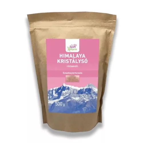 Szafi Reform Himalaya (rózsaszín, finomszemcsés) só 500g