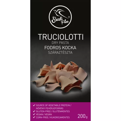 Szafi Free Fodros kocka - truciolotti száraztészta (gluténmentes, vegán) 200g