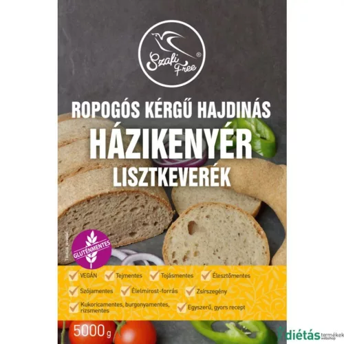 Szafi Free ropogós kérgű hajdinás házikenyér lisztkeverék (gluténmentes) 5000g