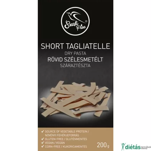 Szafi Free Rövid szélesmetélt - short tagliatelle száraztészta (gluténmentes, vegán) 200g