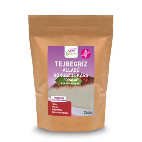 Szafi Reform tejbegríz állagú kókuszos kása poralap 250g