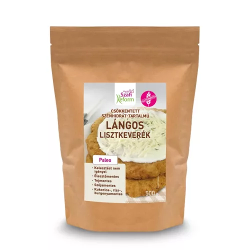 Szafi Reform csökkentett-szénhidráttartalmú lángos lisztkeverék (gluténmentes) 500g